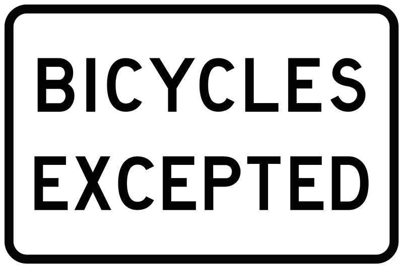 Bicycles Excepted