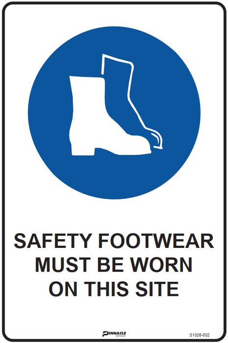 Safety Footwear Must Be Worn On This Site