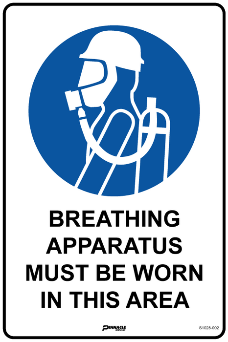 Breathing Apparatus Must Be Worn In This Area