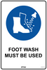 Foot Wash Must Be Used