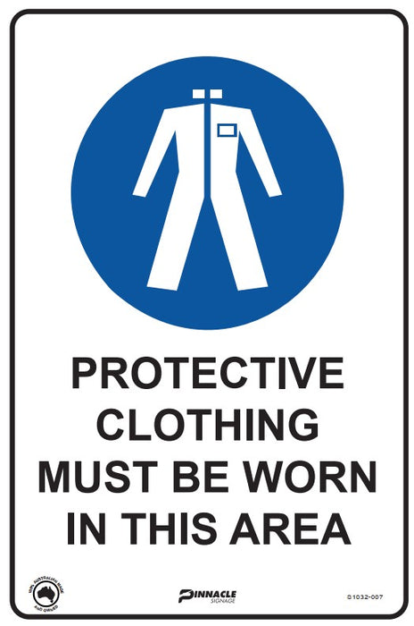 Protective Clothing Must be Worn In This Area