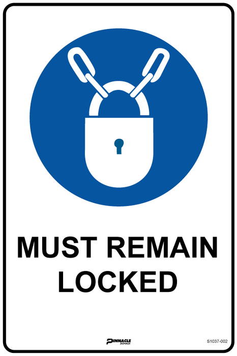 Must Remain Locked