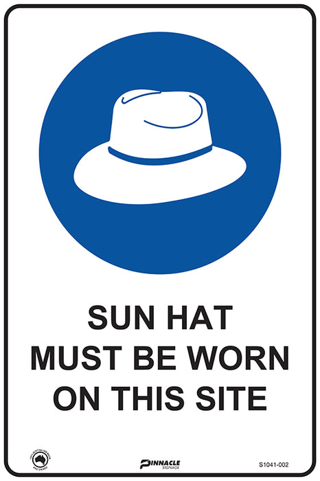 Sun Hat Must Be Worn On This Site