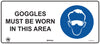 Goggles Must Be Worn In This Area