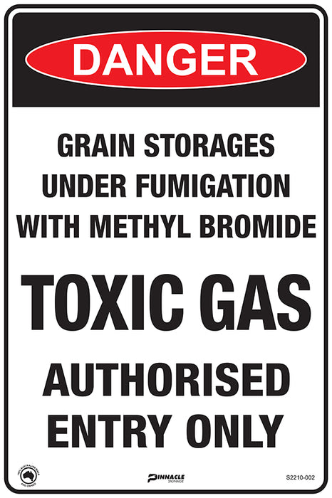 Danger Grain Storages Under Fumigation Methyl Bromide
