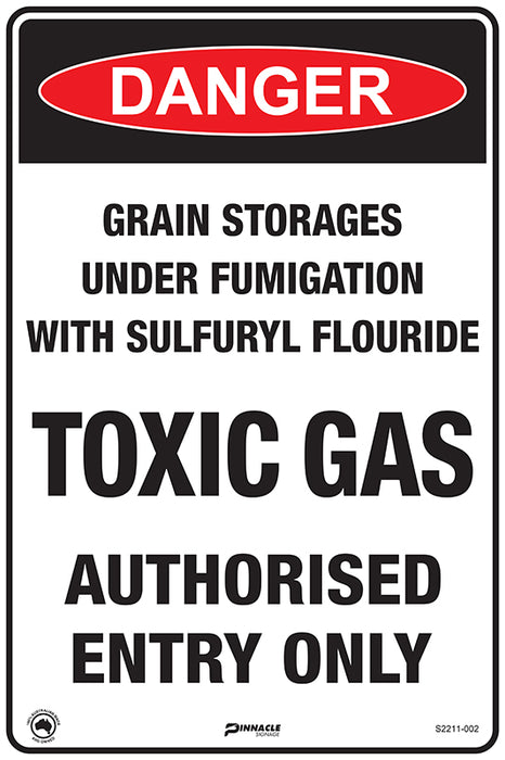 Danger Grain Storages Under Fumigation Sulfuryl Flouride