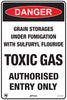 Danger Grain Storages Under Fumigation Sulfuryl Flouride