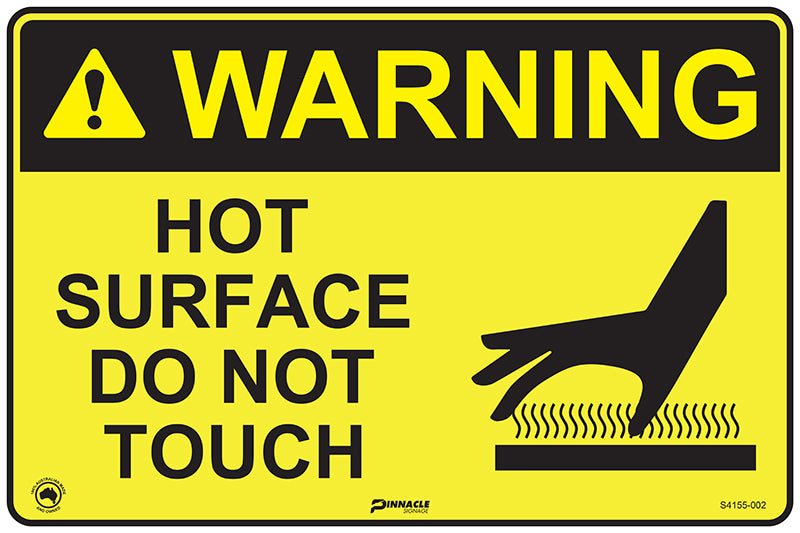 Warning Hot Surface Do Not Touch