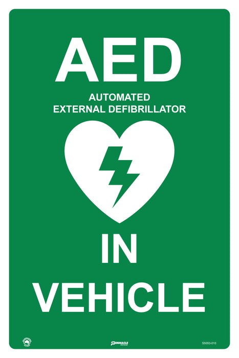 AED Automated External Defibrillator In Vehicle