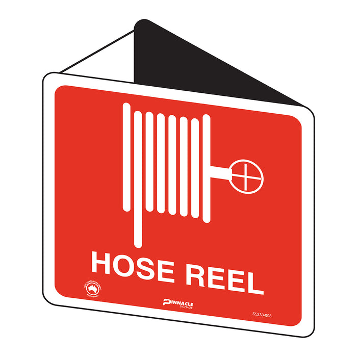 Hose Reel (With Picto) 225 x 225mm Off Wall