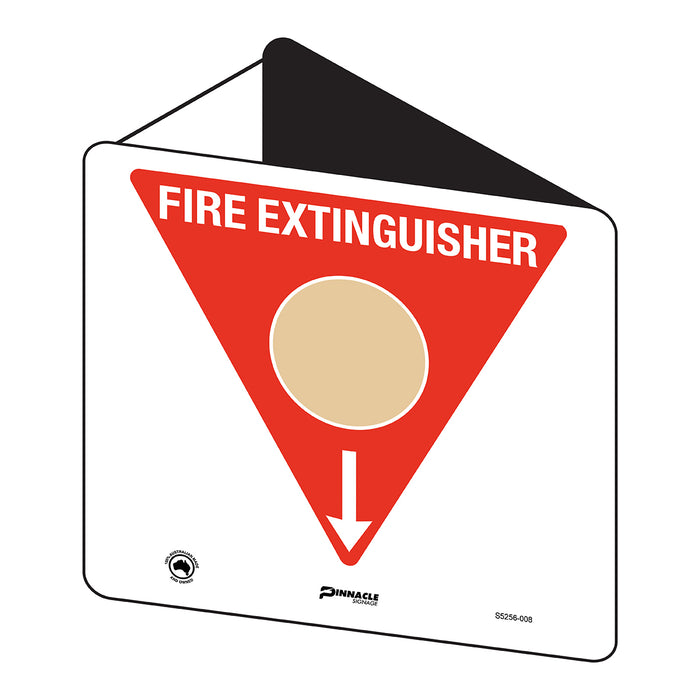 Fire Extinguisher Marker Wet Chemical (Brown Circle) 225 x 225mm Off Wall