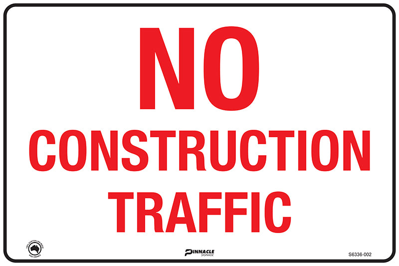 No Construction Traffic