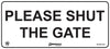 Please Shut The Gate