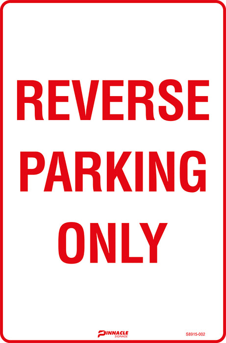 Reverse Parking Only