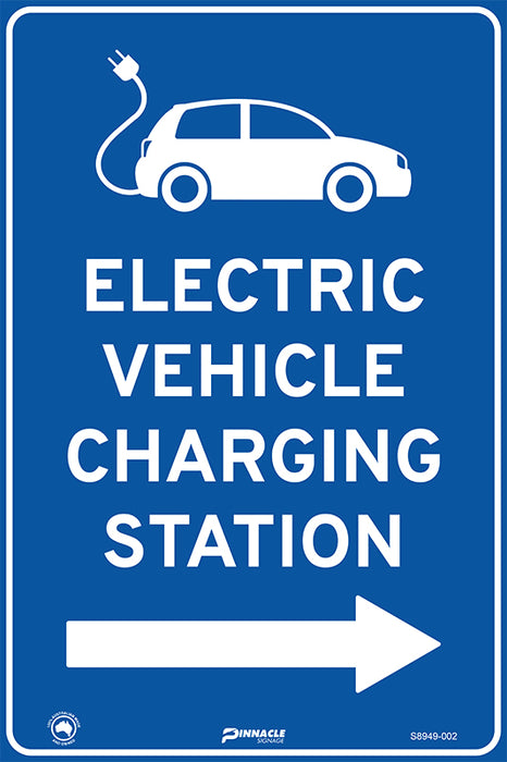 Electric Vehicle Charging Station Right (Blue/white)