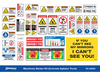 Machinery Sticker Kit, Concrete Agitator Truck