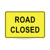 Road Closed, 900 x 600mm Metal, Class 1 Reflective, Swing Stand