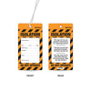 Isolation Do Not Operate Tag, 75 x 145mm Water & Tear Proof, Eyelet & String, Pack/100