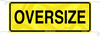 Oversize Banner, Class 2 Reflective Vinyl with Rope Hem, 1200 x 450mm