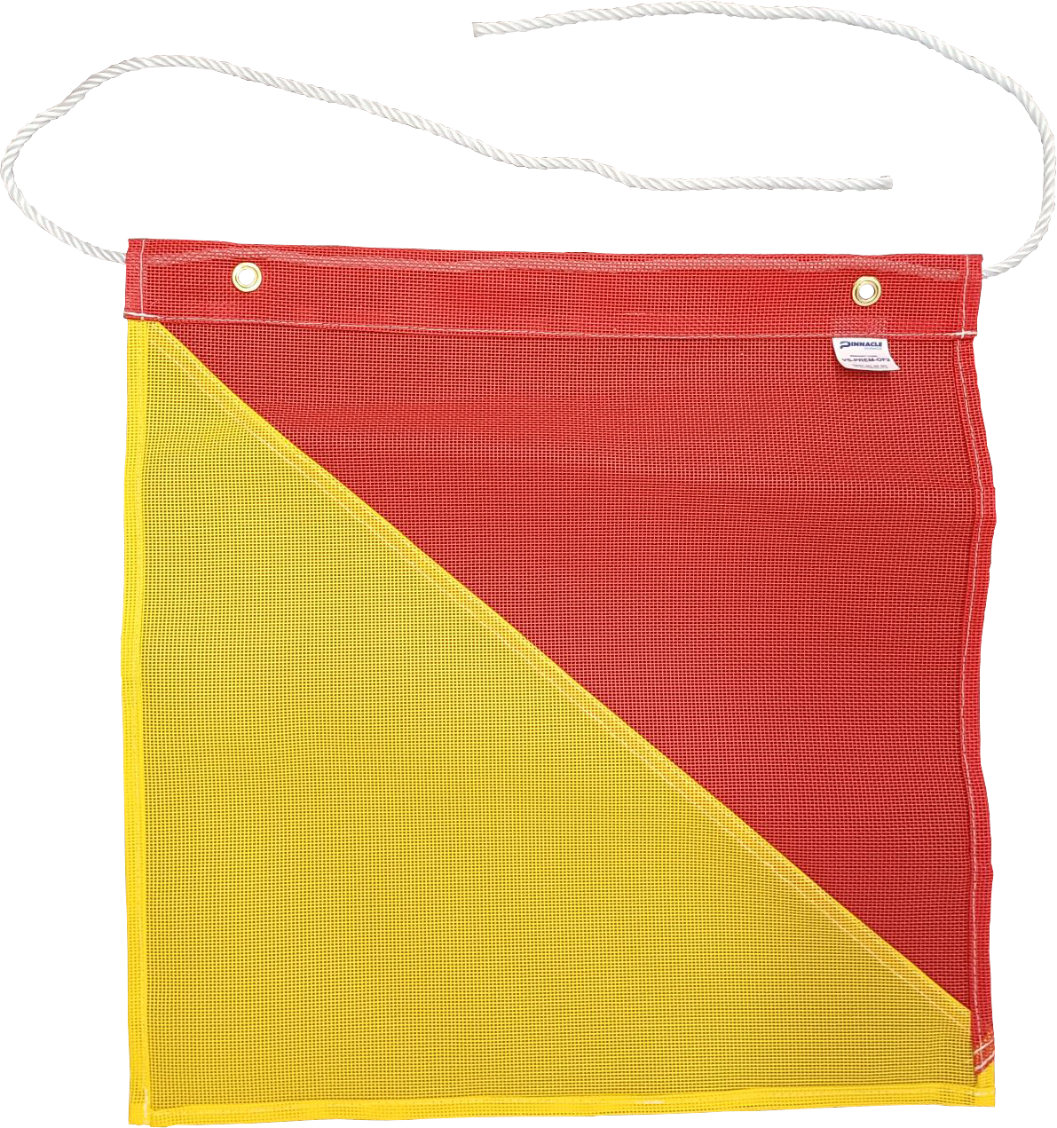 Premium Mesh Type Oversize Flag w/ Rope — Pinnacle Signage