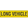 Long Vehicle, 1020 x 250mm, Hinged, Class 2 Reflective Aluminium