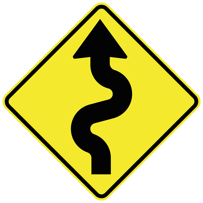 Winding Road Left (Symbolic)