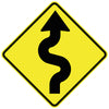 Winding Road Right (Symbolic)