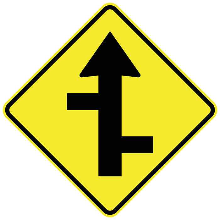 Staggered Side Road Junctions Right (Symbolic)