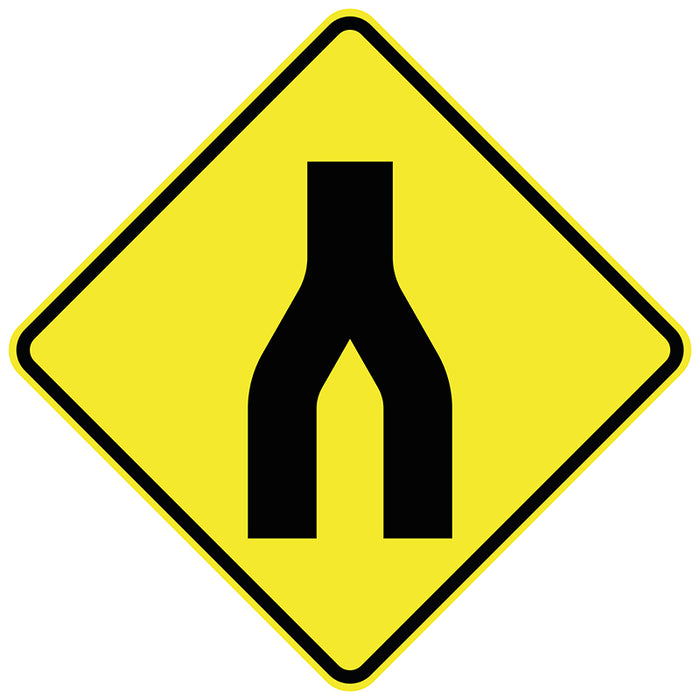 End Divided Road (Symbolic)