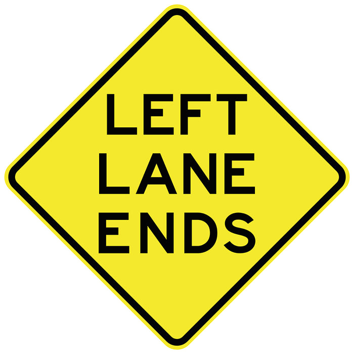 Left Lane Ends