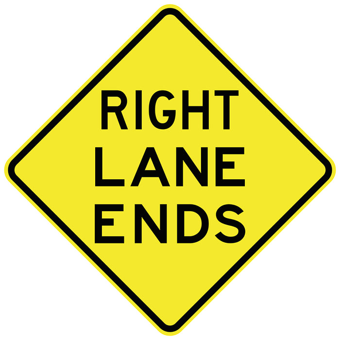 Right Lane Ends