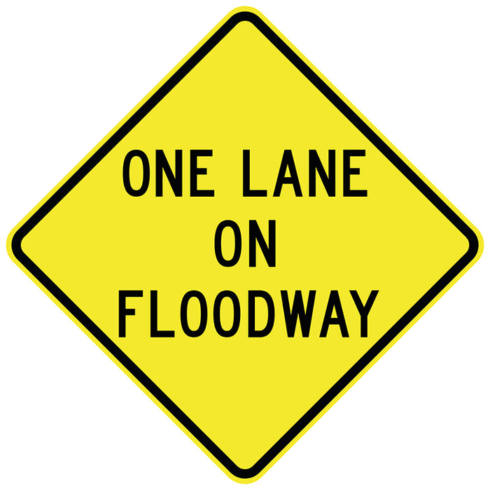 One Lane On Floodway