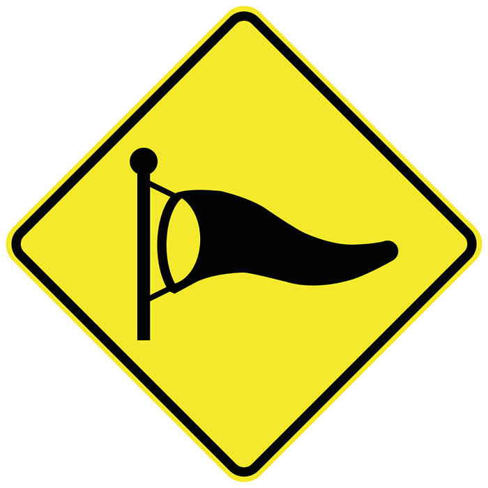 High Wind Area (Windsock Symbolic)