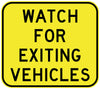 Watch For Exiting Vehicles
