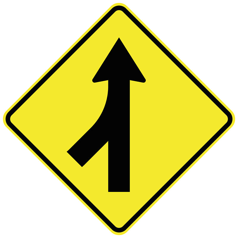 Merging Traffic Left (Symbolic) — Pinnacle Signage
