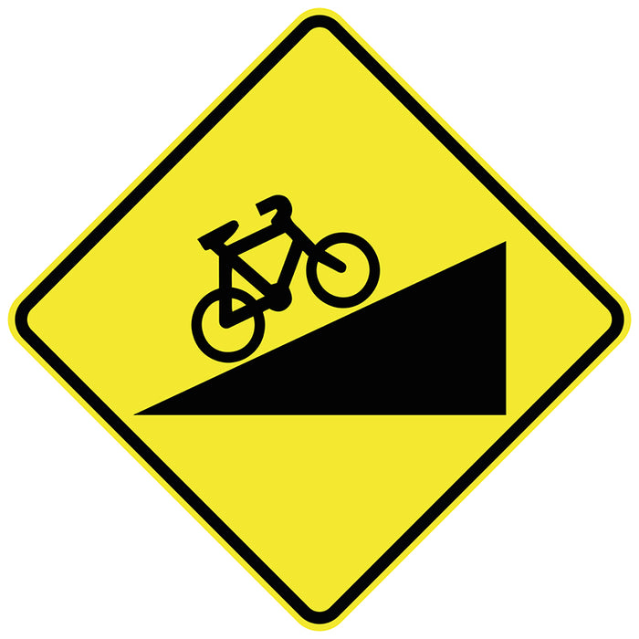 Steep Climb For Bicycles (Symbolic)