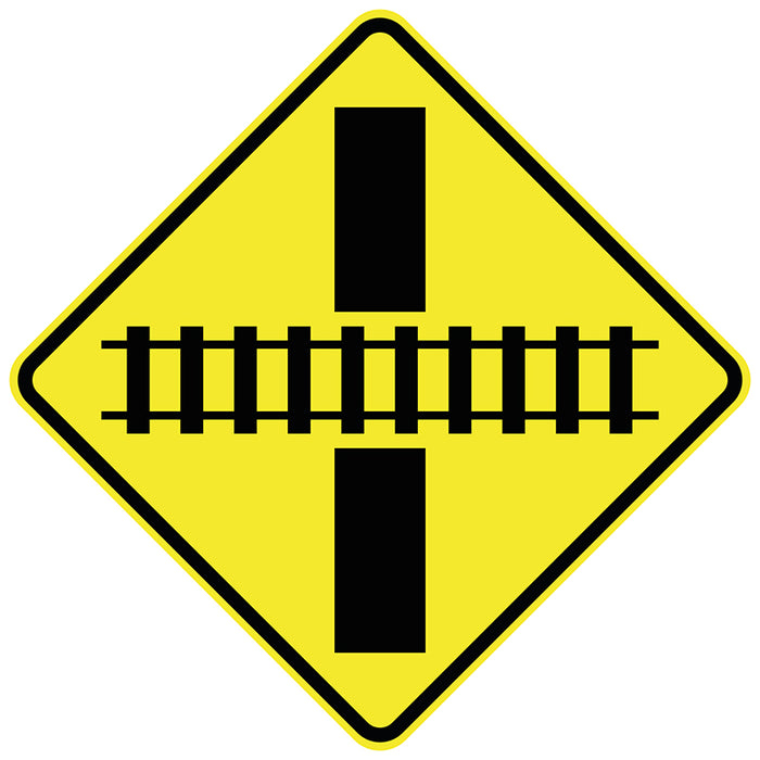 Rail Track Crossing Right Angle (Symbolic)