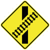 Rail Track Crossing Left (Symbolic)