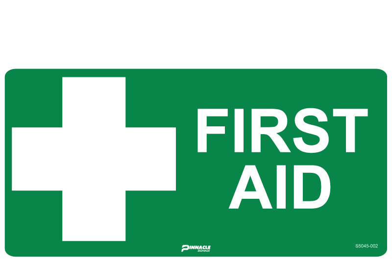 First Aid (With Picto) — Pinnacle Signage