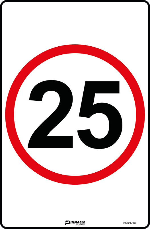 25km/h Roundel — Pinnacle Signage