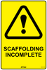 Scaffolding Incomplete