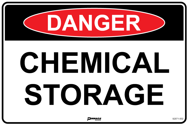 Danger Chemical Storage