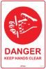 Danger Keep Hands Clear