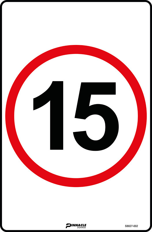 15Km/H Roundel — Pinnacle Signage