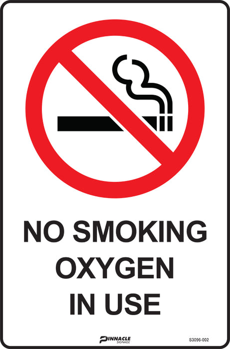 No Smoking Oxygen In Use