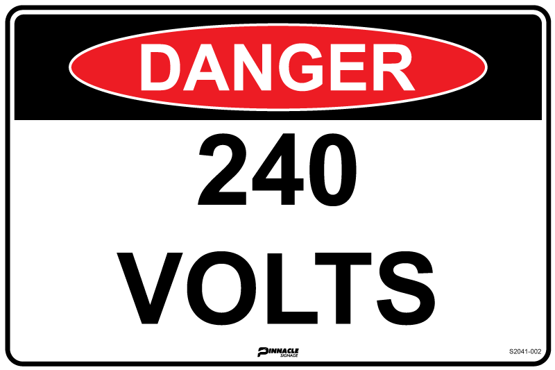 Danger 240 Volts