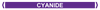 Self Adhesive Pipe Markers, Cyanide (Violet)