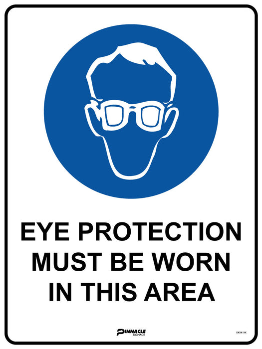 Eye Protection Must Be Worn In This Area