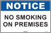 Notice No Smoking On Premises