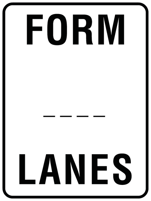 Form __ Lanes — Pinnacle Signage